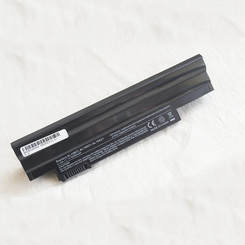 Аккумулятор для ноутбука Acer AL10G31 aod257e E100 AL10A31 ICR17/65 AL10G3 AL10BW AL13C32 AK.006BT.074 6 ячеек |