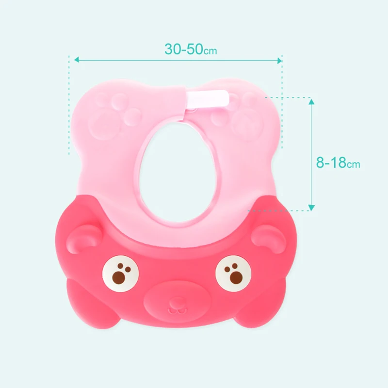 Силиконовый шампунь для защиты младенцев защита мытья волос детский козырек