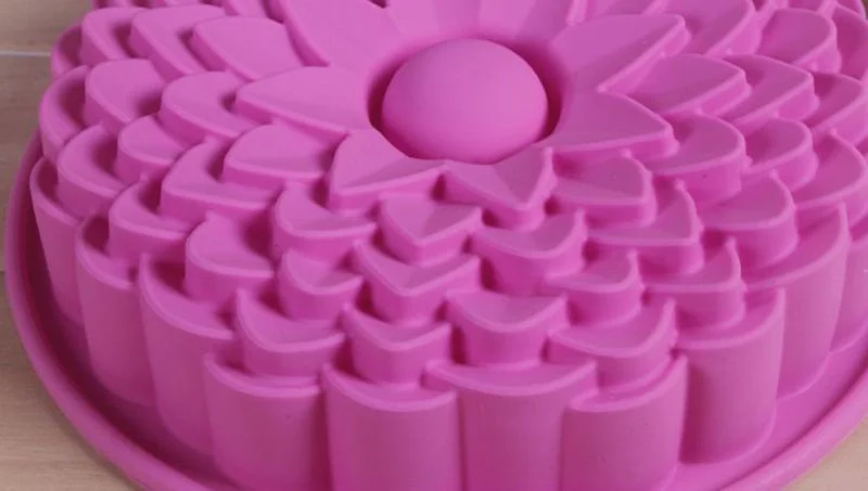 Большой подсолнечник Форма Маффин конфеты желе льда Силиконовые Торт