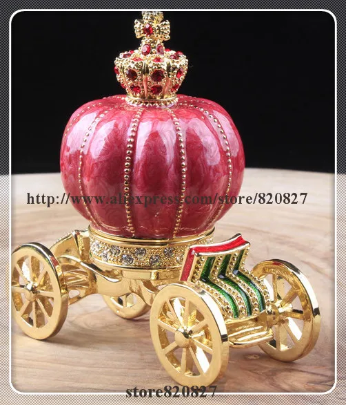 Новая карета ювелирных изделий безделушка коробка фигурка Карета для Золушки в