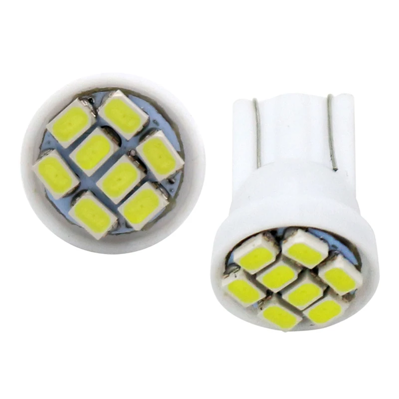 Продвижение белых led T10 8 smd 8 светодиодов 8SMD Автомобильные светодиодные 194 168 192 W5W 3020smd супер яркий Авто светодиодное освещение автомобиля Клин стайлинга автомобилей
