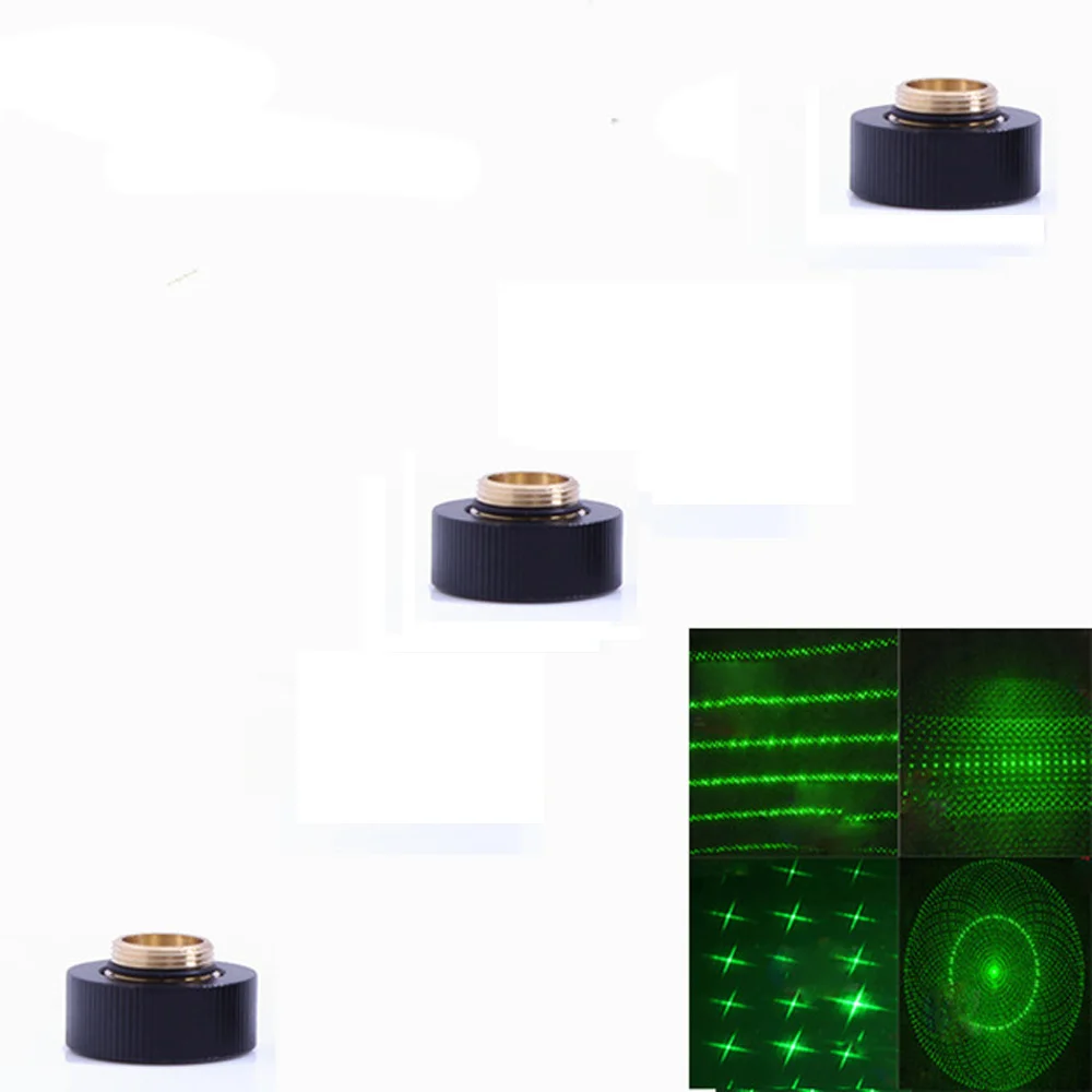 Laser cap Охотничий 532 нм 5 мВт зеленый лазерный прицел 303 лазерная указка высокомощное устройство Регулируемый фокус лазер лазерная ручка головка горящая спичка - Цвет: Laser cap
