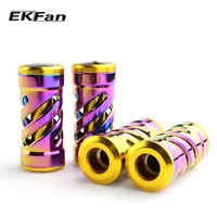 ekfan 1pc colorful aluminum alloy fishing reel handle knob for spinning bait casting fishing reel tool parts
