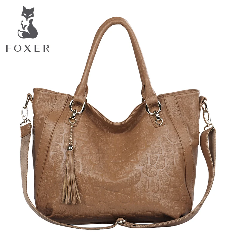 FOXER женские настоящие кожаные сумки новые 2015 дизайнерские брендовые на ремне