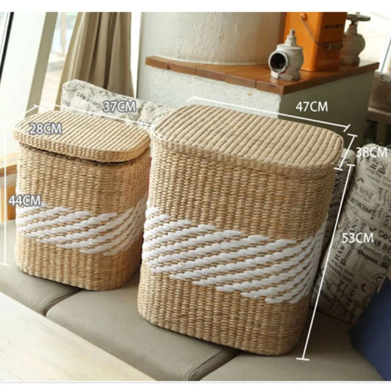 Деревянная подставка плетеная ротанговый ящик для хранения корзины organizador