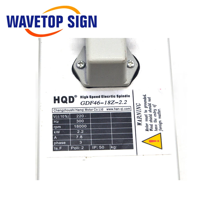 GDF46 18Z 2.2 шпинделя воздушного охлаждения 2.2kw 220V 7.8A 18000rpm 24000rpm 300HZ гайка патрона ER20