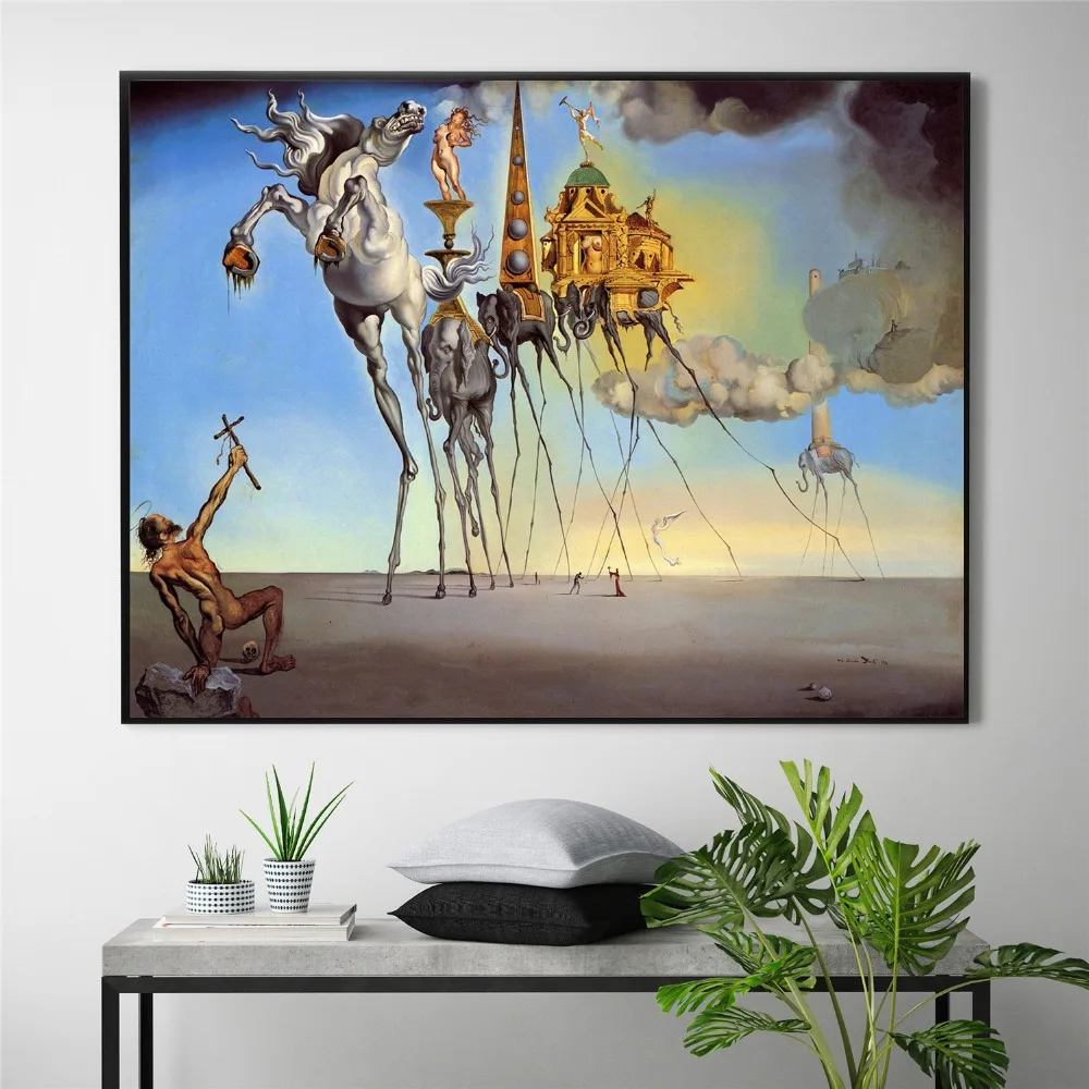 Salvador Dali классический холст Художественная печать живопись плакат Настенные картины для украшения дома Настенный декор подарки на год без рамки