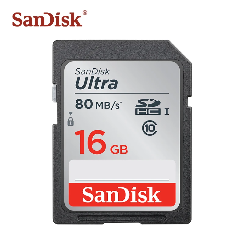 Sandisk sd-карта 64 Гб 128 ГБ 80 МБ/с./с класс 10 16 32 TF карты Оригинальная карта памяти