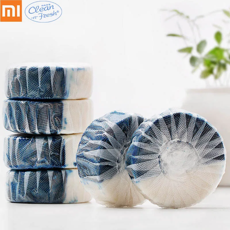 Xiaomi Mijia Clean-n-fresh двойной эффект туалетный блок независимая Водорастворимая пленка упаковка Анионный активный фактор Глубокая чистка