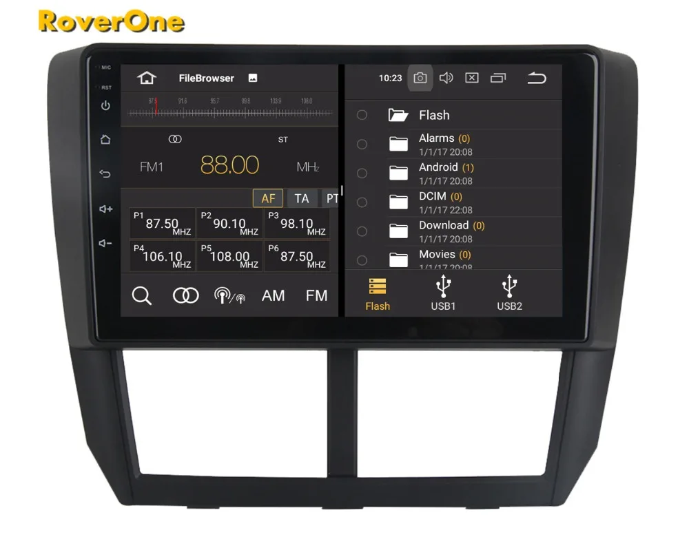 Android 9,0 Автомобильный мультимедийный плеер для Subaru Forester Impreza 2008-2012 Авторадио Bluetooth Радио Стерео навигация головное устройство