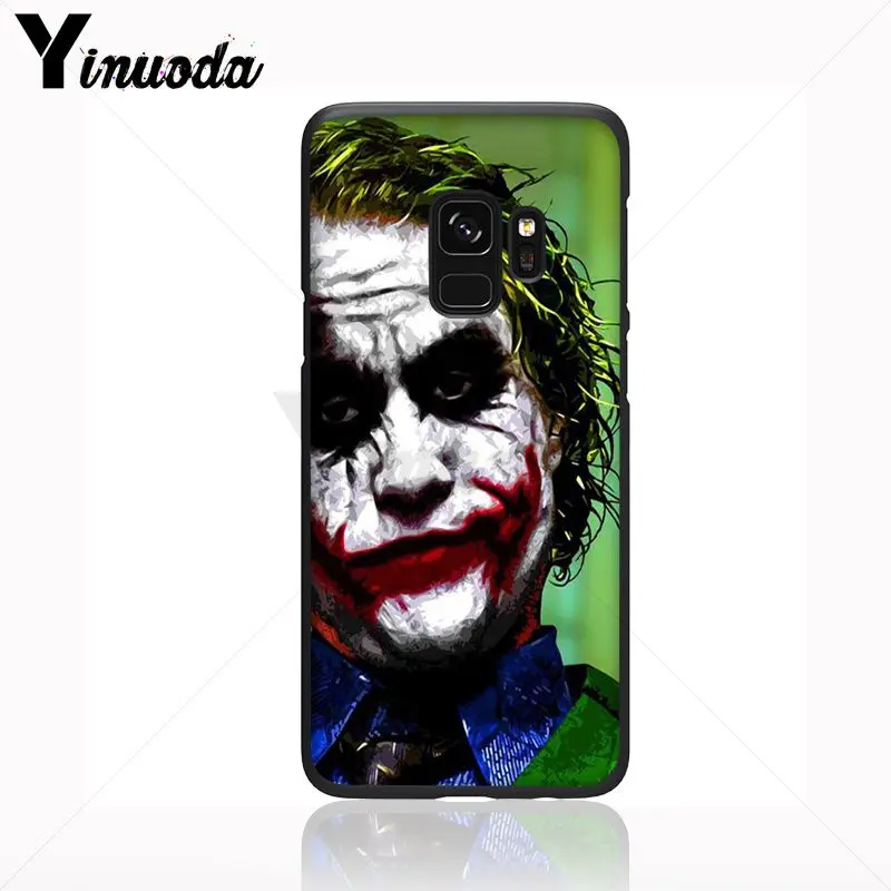 Yinuoda Crazy batman Joker tattoo дизайн милый телефон аксессуары чехол для Samsung Galaxy s9 s8 plus note 8