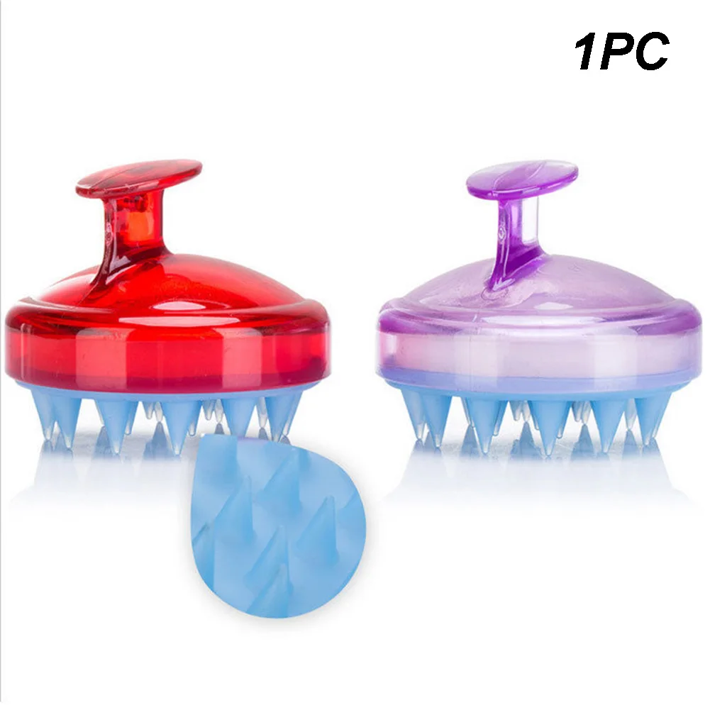 Силиконовые для тела душа Spa скальп крепеж ванной массаж кисточки Шампунь