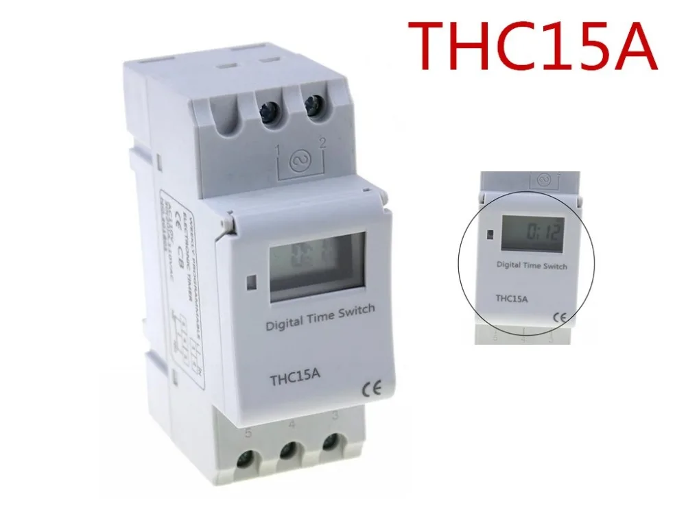 1 шт. электронный программируемый таймер на 7 дней THC15A AHC15A цифровой таймер