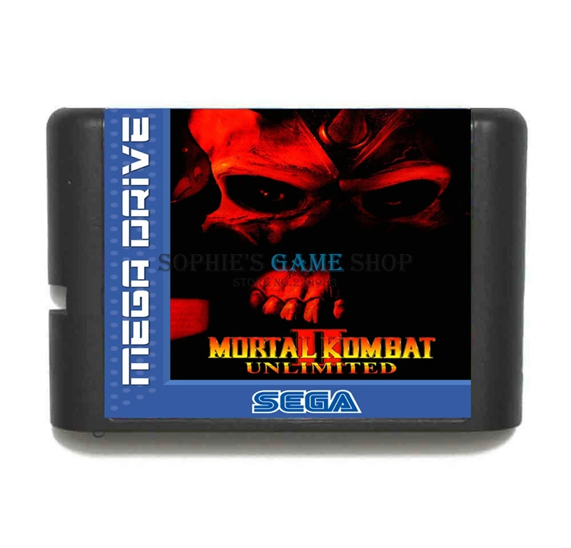 Mortal Kombat II неограниченное игровой картридж новые 16 бит карточная игра для Sega игры