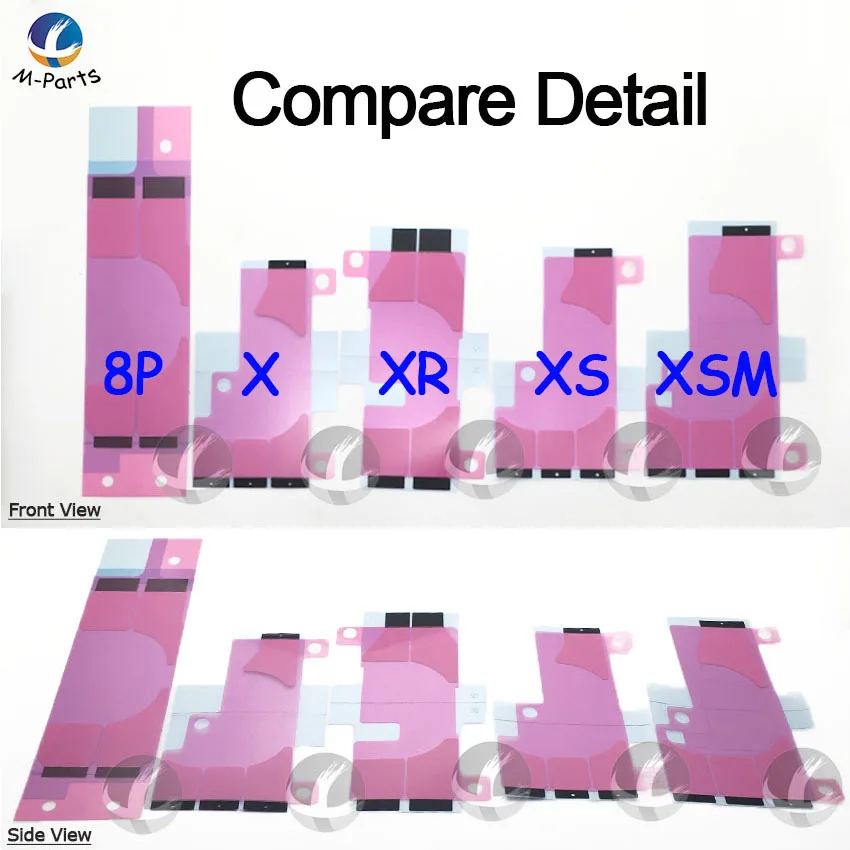 Наклейка на аккумулятор для iPhone XS Max XR X 8 Plus 7 6S 6 5S SE 5C 5 4S 4 Антистатическая клейкая