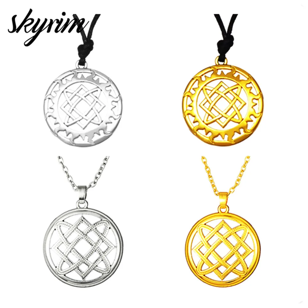 Винтажная подвеска Skyrim для ювелирных изделий искусственная кожа Лада
