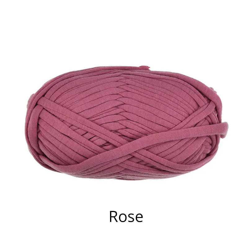 Rose Looen 21 Цвета Вязание нить в пряже хлопчатобумажная пряжа из толстой нити Игла DIY Искусство ремесло для кружевом «кроше» сумка 100 г/шт - Цвет: Rose