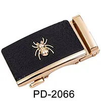 PD-2066 Hi-Tie, фирменный дизайн, кожаный ремень, пряжки для мужчин, серебро, золото, ремень, голова для кожаного ремня, буквенная пряжка ремня с изображением животного, автоматический - Цвет: PD-2066