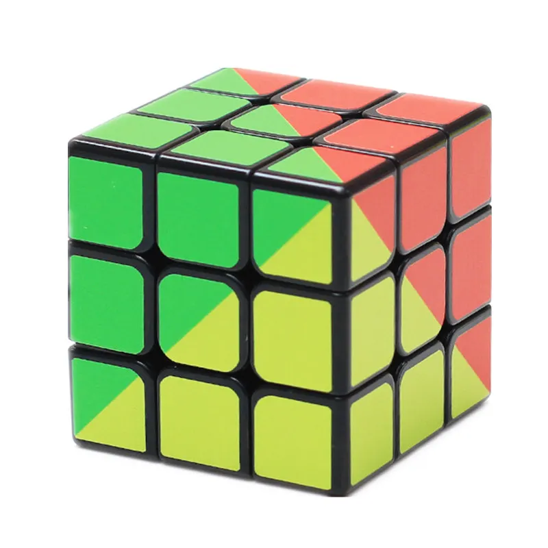 Профессиональный Радуга Cube 3x3x3 5,7 см Скорость для магический паззл куб Neo Cubo Магическая наклейка для детей игрушки кубик рубика