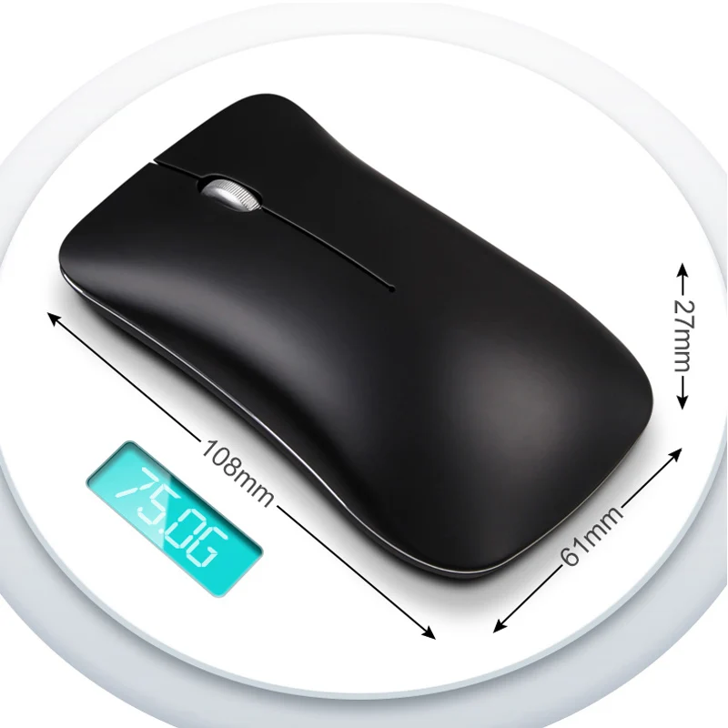 Cliry Беспроводная 2,4G+ Bluetooth 5,0 двойная трехрежимная мышь из алюминиевого сплава 1600 dpi ультратонкая портативная лучшая оптическая мышь