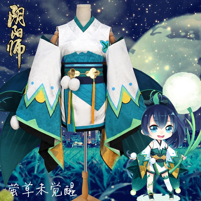 Костюм для косплея COSPLAYONSEN Onmyoji Hotarugusa полный комплект костюм взрослых новый