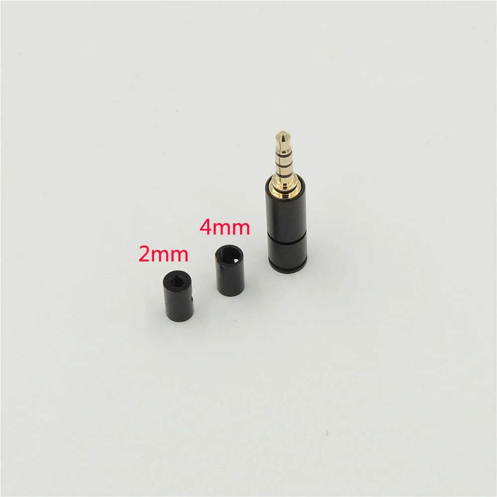 

Copper 3.5mm 4 Pole Male Repair Earphones jack Plug Connector Audio Soldering