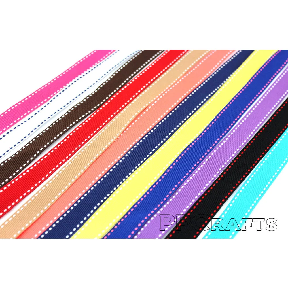 Тесьма в рубчик 3/8 дюйма 9 мм 5/8 16 7/8 22 1 дюйм 25 белый красный черный - купить по