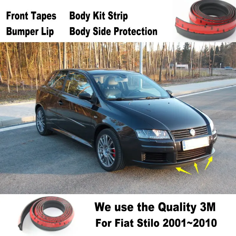 Бампер губы для Fiat Stilo Panda Bravo Punto Linea Croma 500 595 комплект кузова спойлера полоса