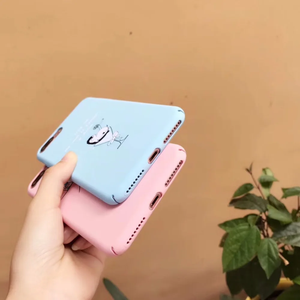 Lanche новый Пингвин и кот шаблон телефона чехол Мобильный сумка для iPhone 6 7 8 X плюс A97