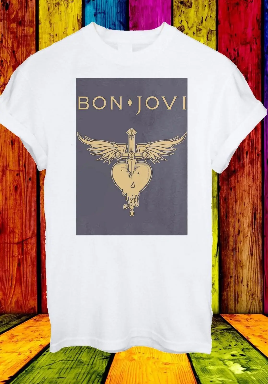 Jon Bon Jovi Логотип крутой рок для мужчин и женщин унисекс футболка жилет Топ