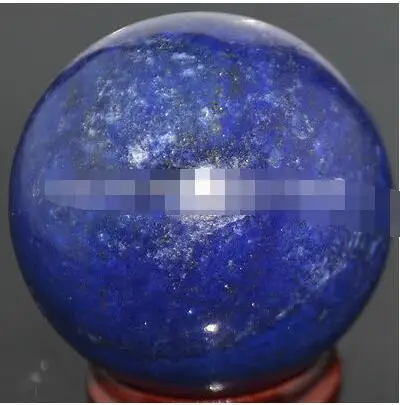 YM 304 GIGANTIC AFGAN LAPIS LAZULI 50mm GEM STONE CRYSTAL BALL | Дом и сад