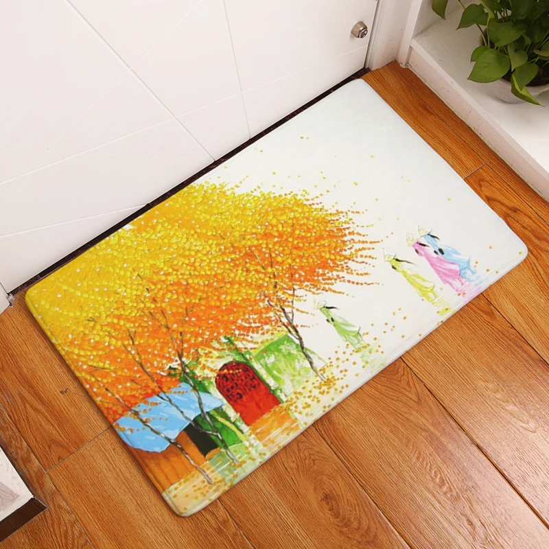 Новинка 2017 Осенние Нескользящие ковры с принтом для кухни коврики дома гостиной