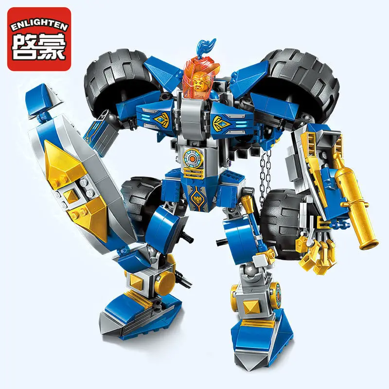 Просвещения Building Block войны of Glory замок рыцарей машины рыцарь 3 фигурки 372 шт.