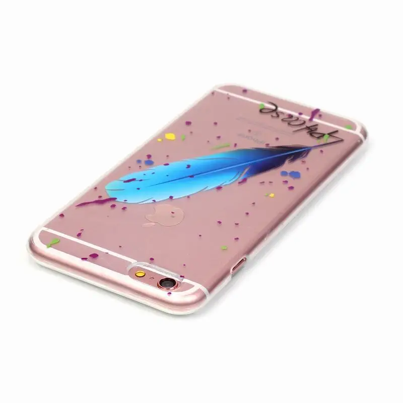 ТПУ силиконовый чехол для iPhone 5 5S SE 6 S 7 8 3D цветы симпатичный плюс крышка блеск