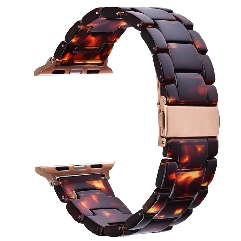 Полимерный браслет для Apple watch 38 мм/42 мм/40 мм/44 мм женский и мужской ремешок с пряжкой из нержавеющей стали для iwatch Series 4 3 2 1