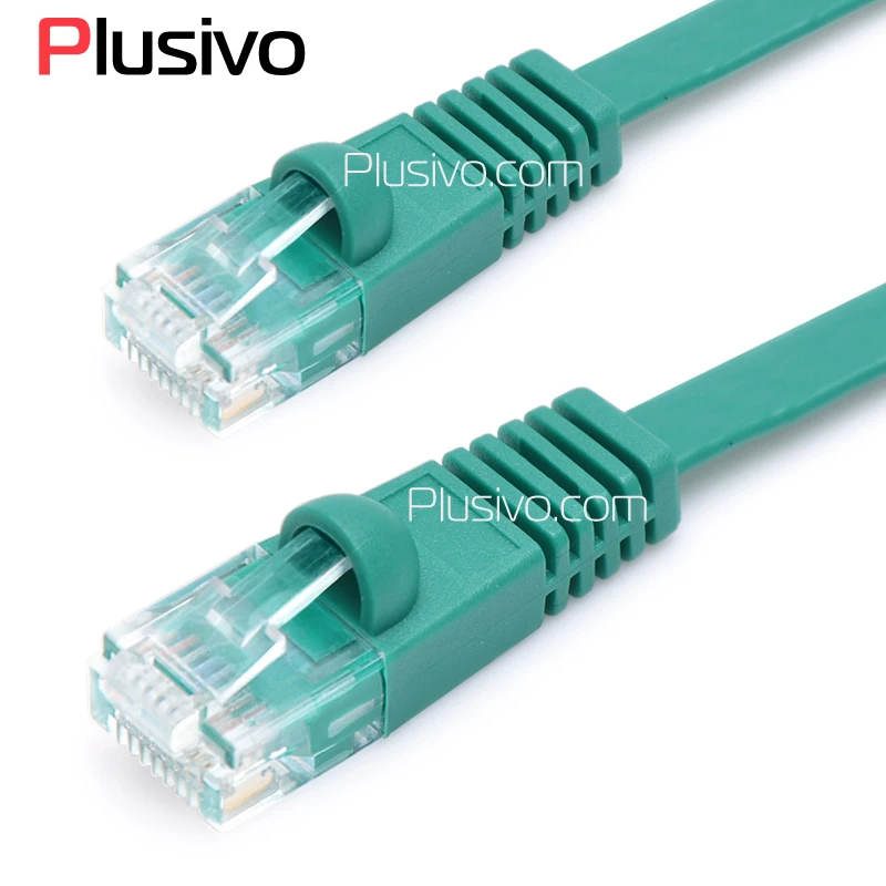 10 шт. до 1000 Мбит/с 1MeterCAT6 плоский Ethernet кабель RJ45 Lan сетевой Патч корд для компьютера