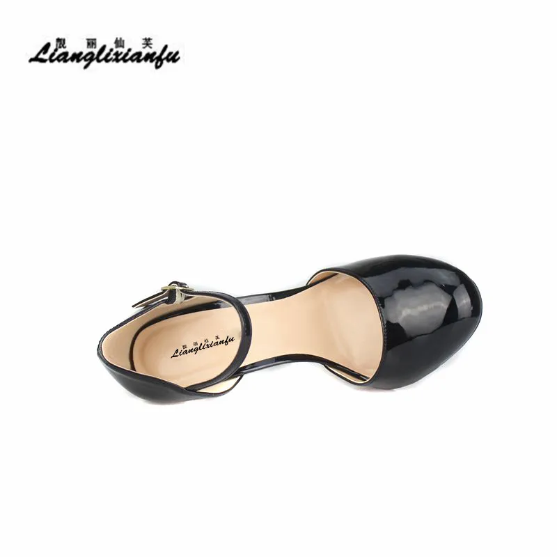 Каблуки-шпильки LLXF босоножки с круглым носком и закрытым туфли-лодочки на очень