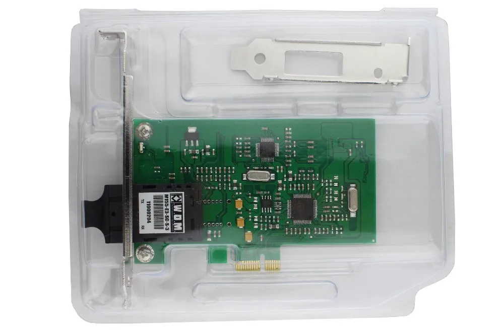 Winyao WY100FX-SC PCI-E X1 100 Мбит/с волоконно-оптический Ethernet сетевой адаптер NIC бездисковый Настольный SC Одномодовый Atheros