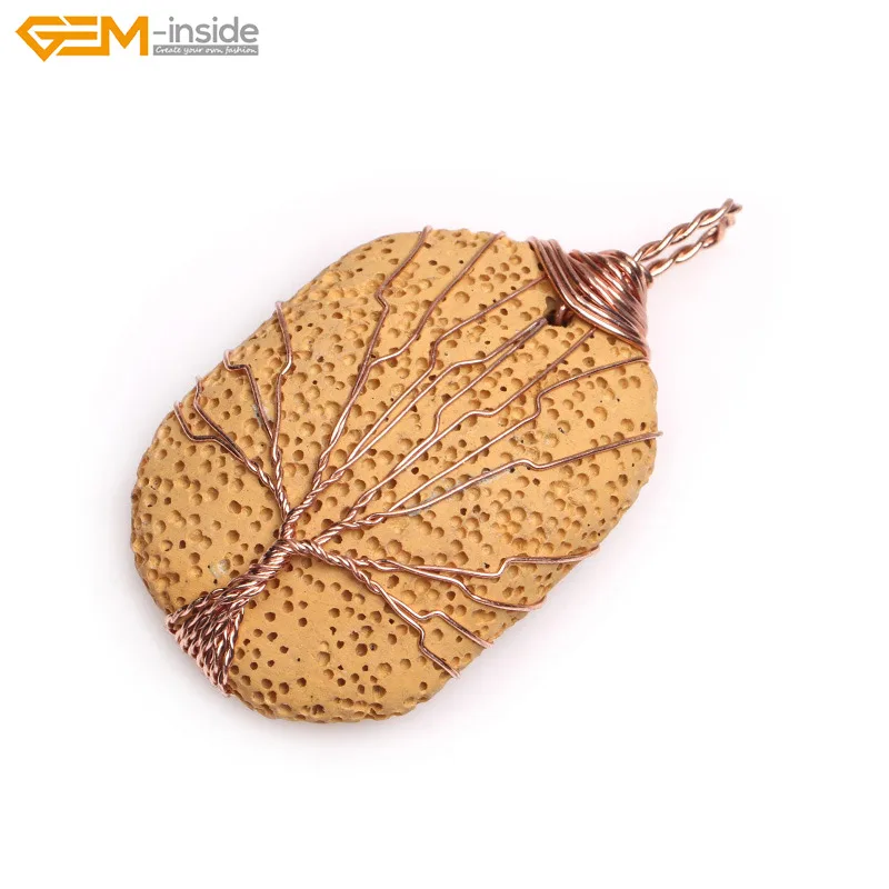 Подвеска с натуральным розовым камнем 29x43 мм кулон плоской подвеской для