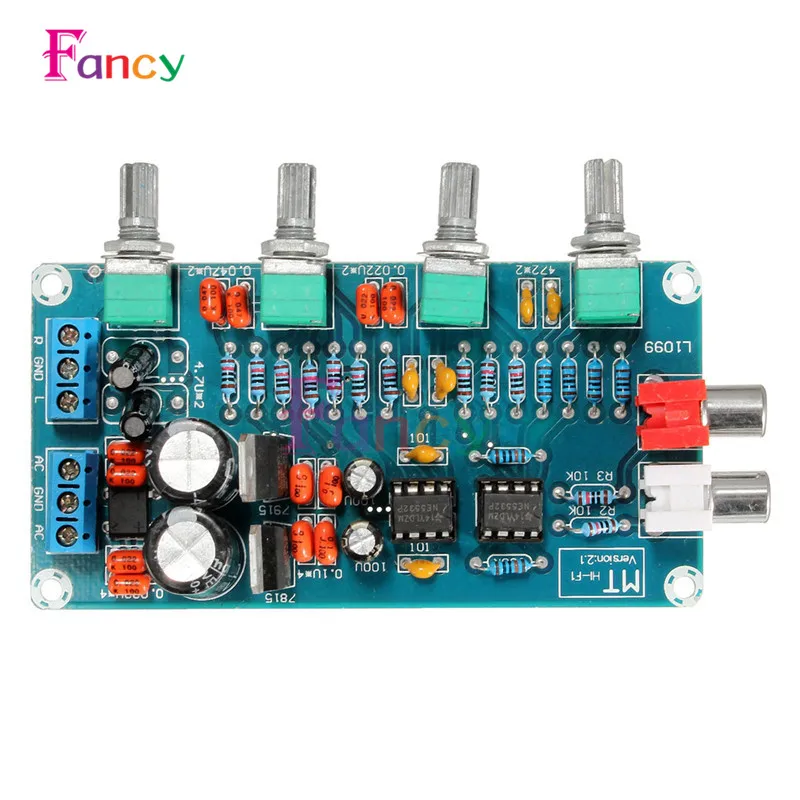 Новое поступление NE5532 OP-AMP HIFI усилитель предусилитель громкости тон эквалайзер плата управления DIY наборы