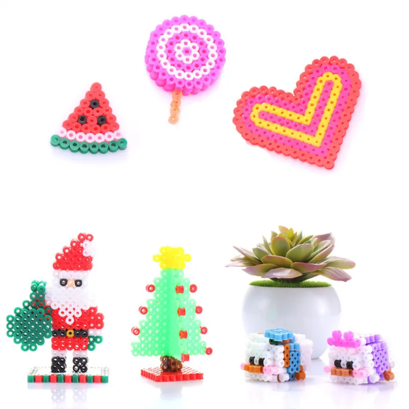48 цветов 5 мм Perler Beads для детей 3D головоломки diy игрушки 4600 шт./компл. Развивающие