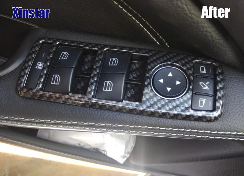 

5pcs plastic car windows lifts decoration For Mercedes-Benz amg GLK GLE GLS GLA A B C E ML GL CLA CLS G500