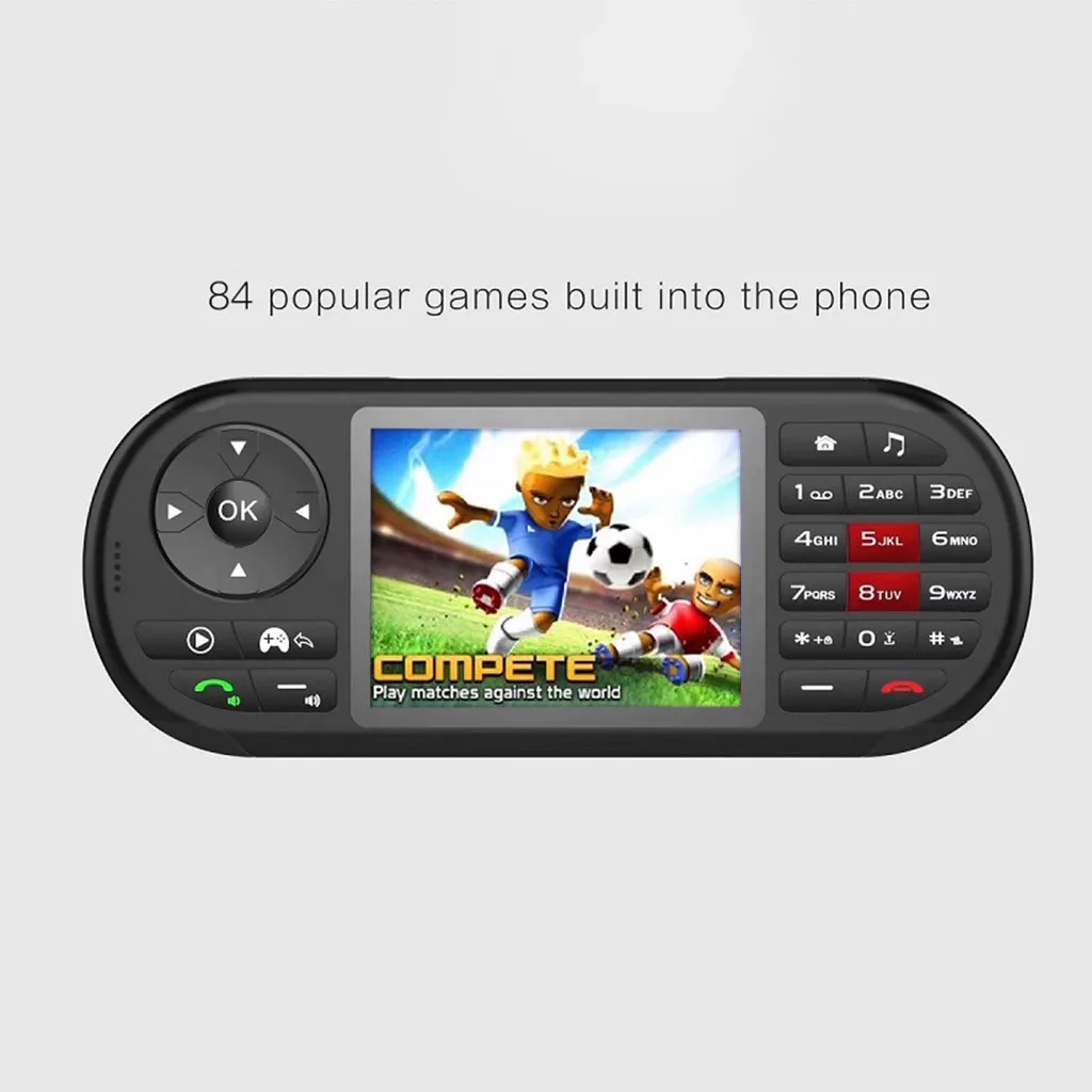 Мини LDK игра 2,6 дюймов экран портативная игровая консоль ностальгическая детская Ретро игра GPRS двойная SIM Встроенный 84 игровой мобильный телефон