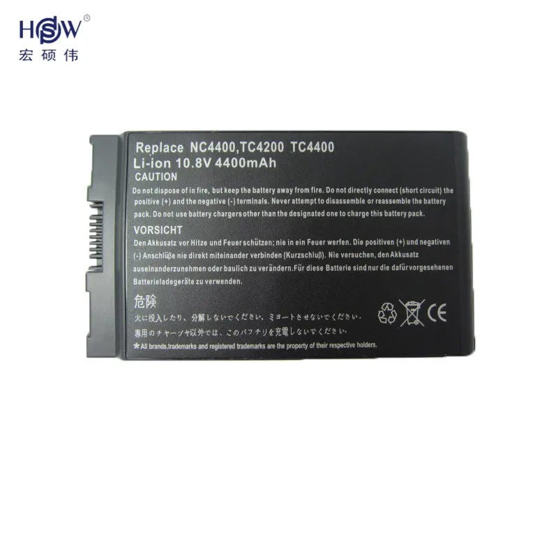 HSW 5200 мАч 6 ячеек новые и оригинальные для ноутбука HP NC4200 NC4400 381373-001 383510-001