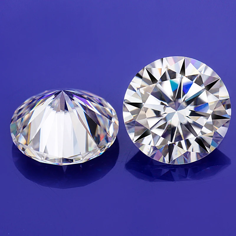 Starszuan супер белый 7 мм Тест Положительный EF 1.2ct круглый блестящий Moissaniet бусы
