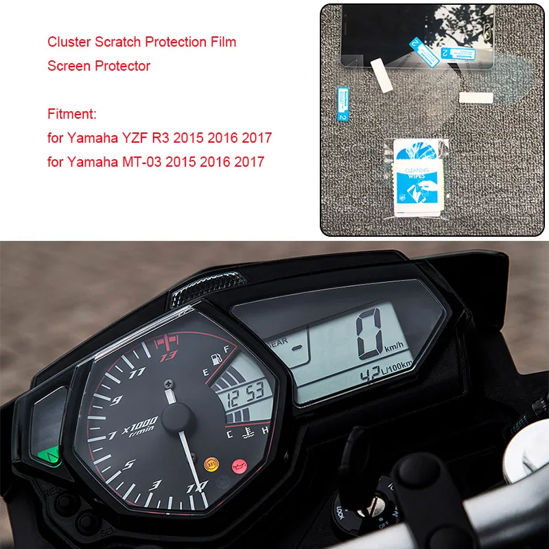 MTCLUB для Yamaha YZF R3 MT 03 MT03 2015 2016 17 защитная пленка от царапин мотоцикла Новая из ТПУ|for