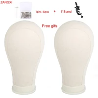 21 22 23 24 25 canvas head block manikin model for hair extension toupee lace wig making styling training mannequin head