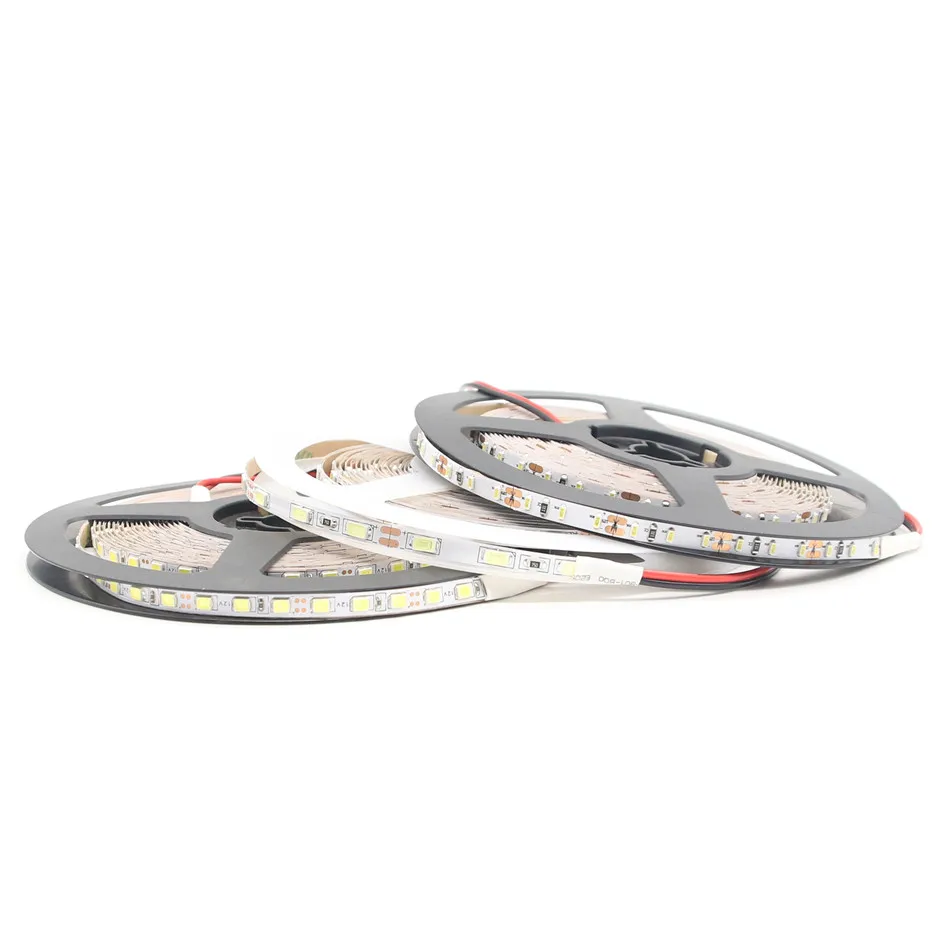 DC 12V Fita LED Strip 5M 300LED 600LED SMD 2835 3014 5630 Not Waterproof 5mm ultra-narrow panel Tira Light Flexible Neon Luz | Освещение