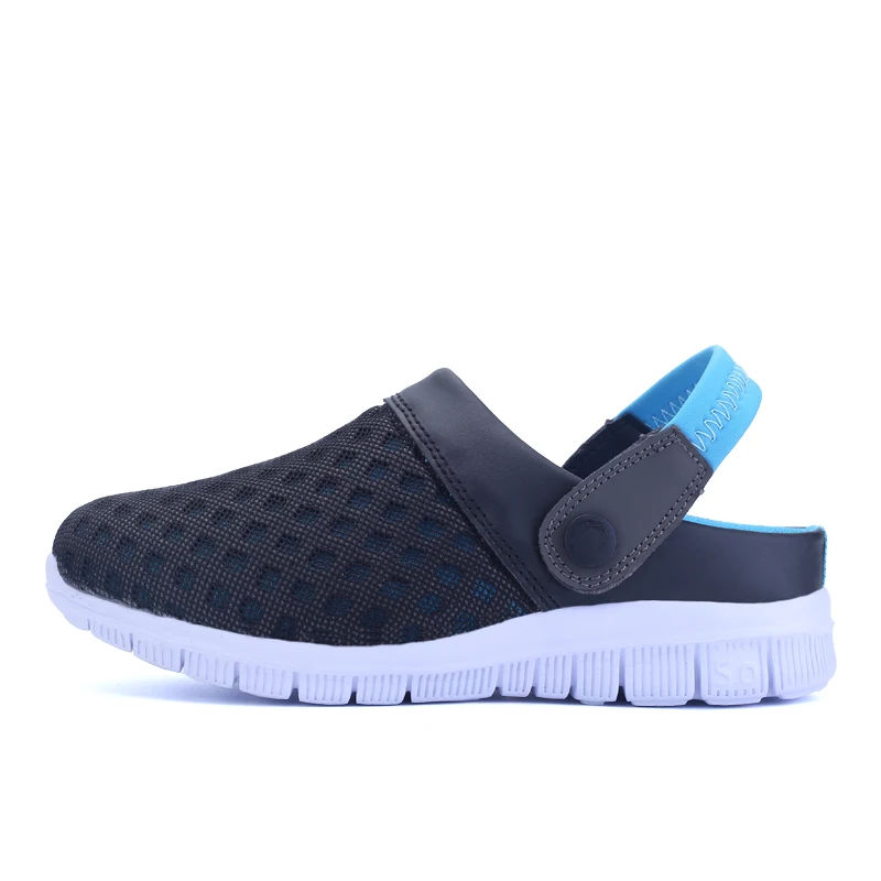 Новинка 2019 летние женские шлепанцы мужские дышащие сандалии с вырезами | Обувь