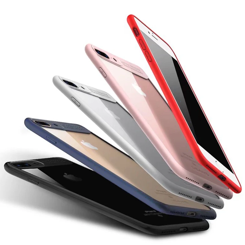 Мягкий край Прозрачный чехол для телефона Apple iPhone 6 Plus 6S плюс 7 8 TPU ультра тонкий